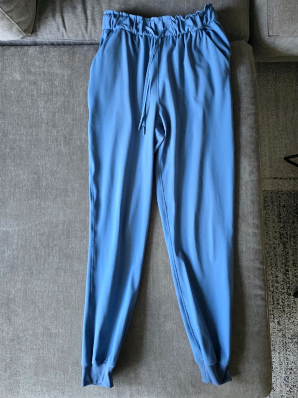 Lululemon Stretch High Rise Joggers Soft Denim size 4